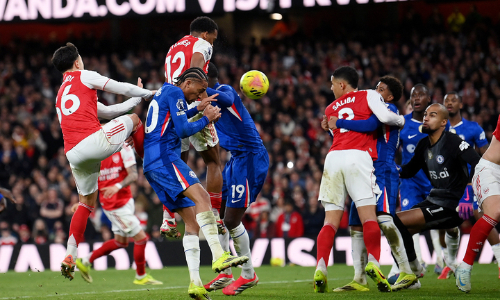 Arsenal vs Chelsea, pháo thủ tỏa sáng
